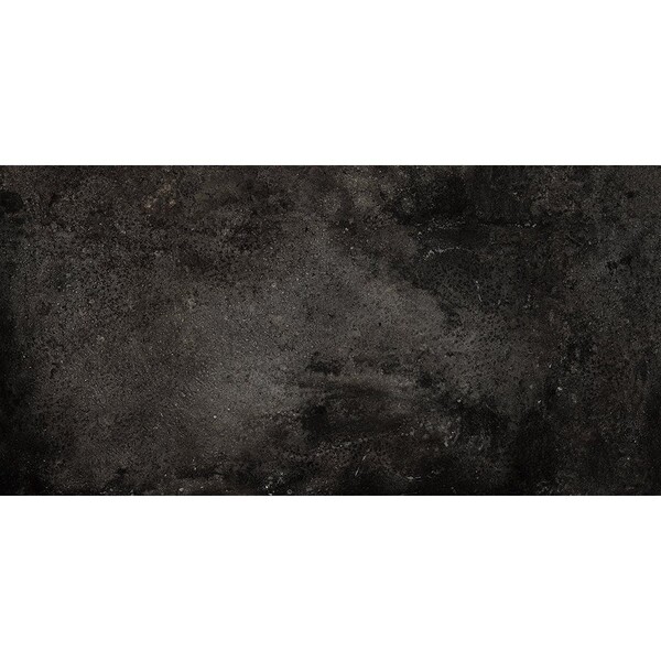 Cemento Black Honed  Concrete Look Porcelain Tiles 12×24