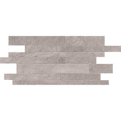 Ivory Flow Matte Muretto Stone Look Porcelain Mosaics 12×24