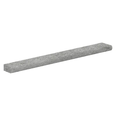 Gray Flow Matte Bullnose Stone Look Porcelain Moldings 4×24