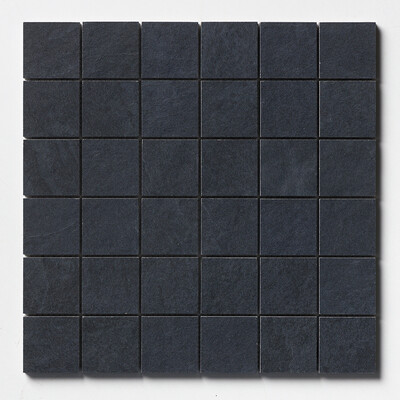 Dark Flow Matte 2×2 Stone Look Porcelain Mosaics 12×12