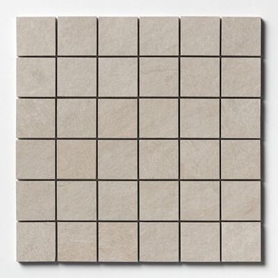 Ivory Flow Matte 2×2 Stone Look Porcelain Mosaics 12×12