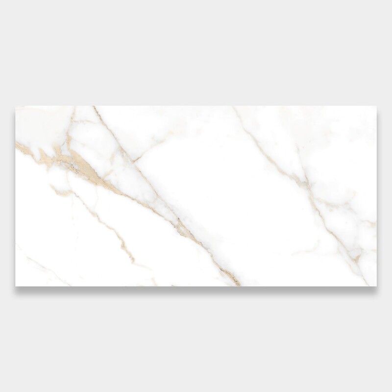 Calacatta Oro Polished Porcelain Tiles 12×24