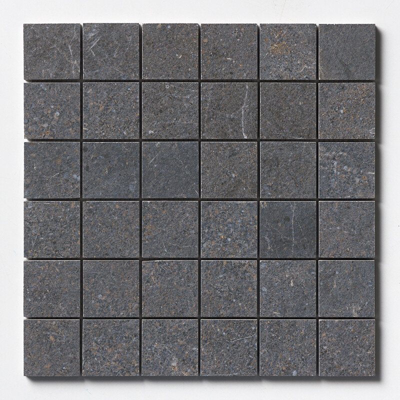 Dark Matte 2×2 Porcelain Mosaics 12×12