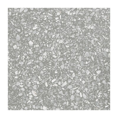 Fashion Grey Matte Terrazzo Look Porcelain Tile 24x24