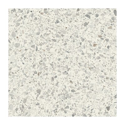Diamond White Matte  Terrazzo Look Porcelain Tiles 24×24