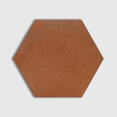 Hexagono Satin Terracotta Tile 10