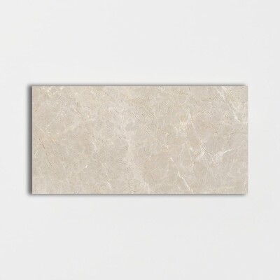 Gris Fawn Polished  Porcelain Backed Patterned Marble Tiles 12×24