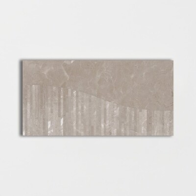 Gris Fawn Polished Midtown Marble Patterns 12x24
