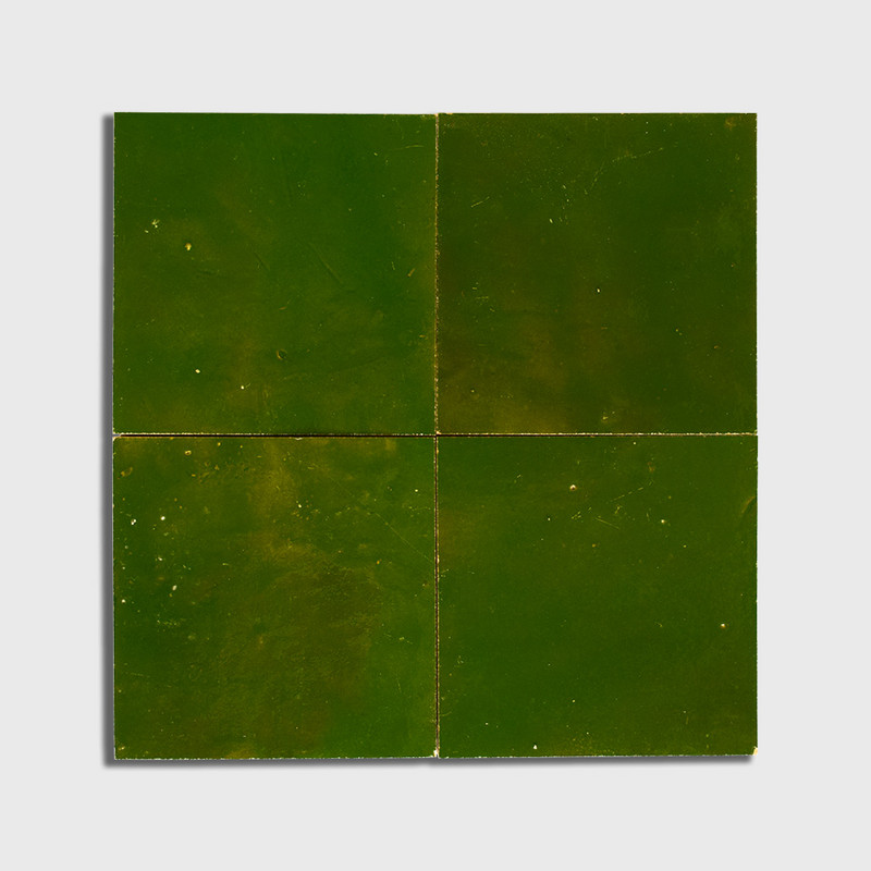 Vert Imperial Glossy Zellige Tiles 4×4