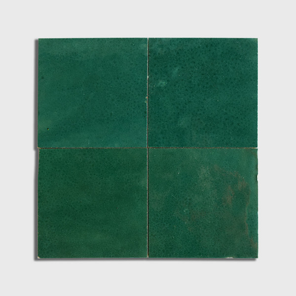 Vert Menthe Glossy Zellige Tiles 4×4