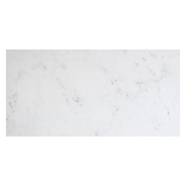 Carrara Blanco Polished  Marble Look Porcelain Tiles 12×24