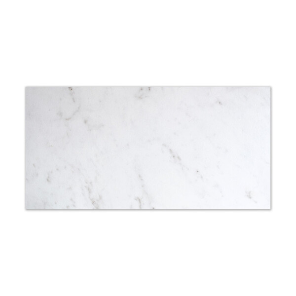Carrara Blanco Natural Marble Look Porcelain Tiles 12×24