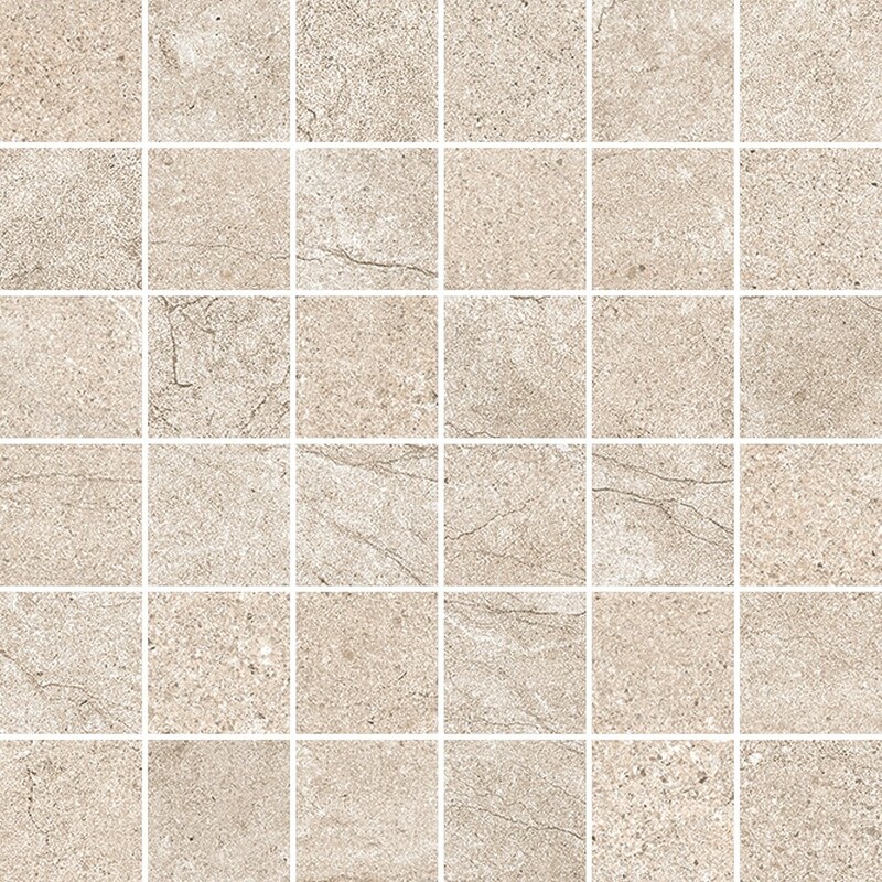 Sand Moon Matte 2×2 Porcelain Mosaics 12×12