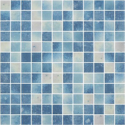 Bluestone Blend Anti Slip 1x1 Mosaico de vidrio 12x12