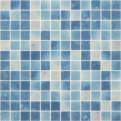 Bluestone Blend Anti Slip 1×1 Glass Mosaics 12×12