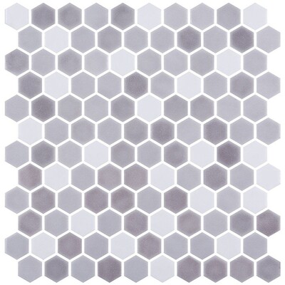 Anchor Honed Hexagon Glass Mosaics 11 3/4×11 1/2