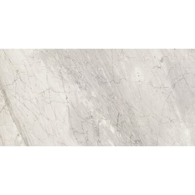 Bardiglio Gray Polished&rectified Marble Look Porcelain Tile 12x24