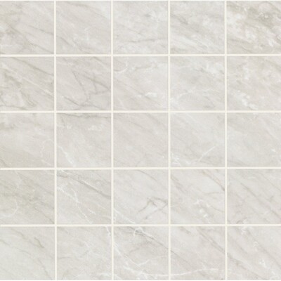 Bardiglio Gray Honed 2x2 Marble Look Porcelain Mosaic 12x12