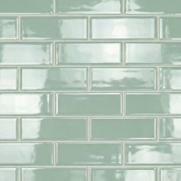 Grecianisle Satin Subway Glass Tiles 3×9
