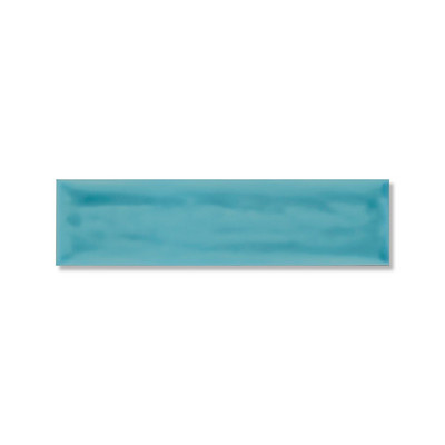 Baldosa cerámica pulida Roca Flow Atoll Azul 3x12