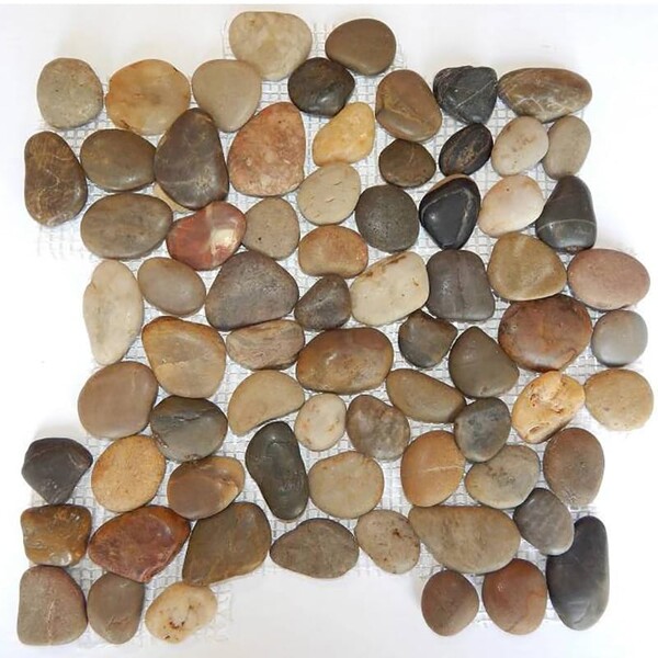 Mixed Salad Polished Pebble Mosaics 12×12