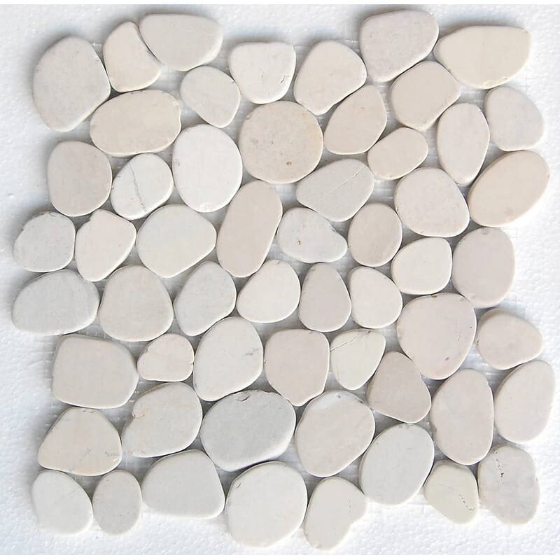 Tan Natural  Pebble Mosaics 12×12