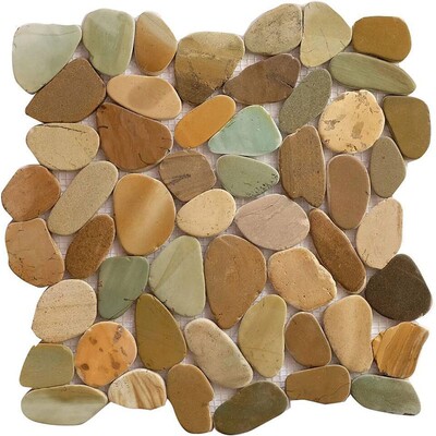 Bali Mix Natural Pebble Mosaic 12x12