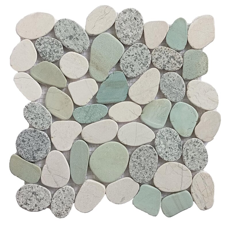 Seafrost Natural Pebble Mosaics 12×12