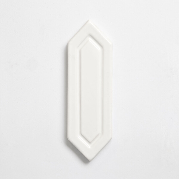 Azulejos decorativos de cerámica con relieve brillante perlado de 2×6