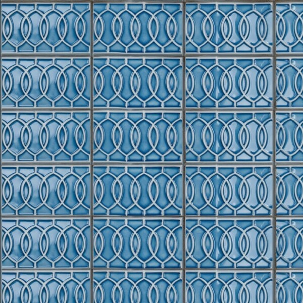 Azure Crackled Vienna Ceramic Accent Tiles 4×8