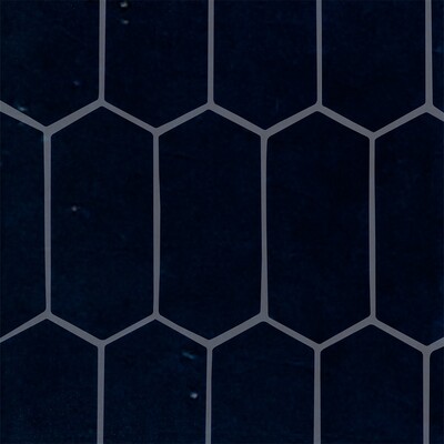 Tourmaline Crackled Picket Ceramic Accent Tiles 3×6