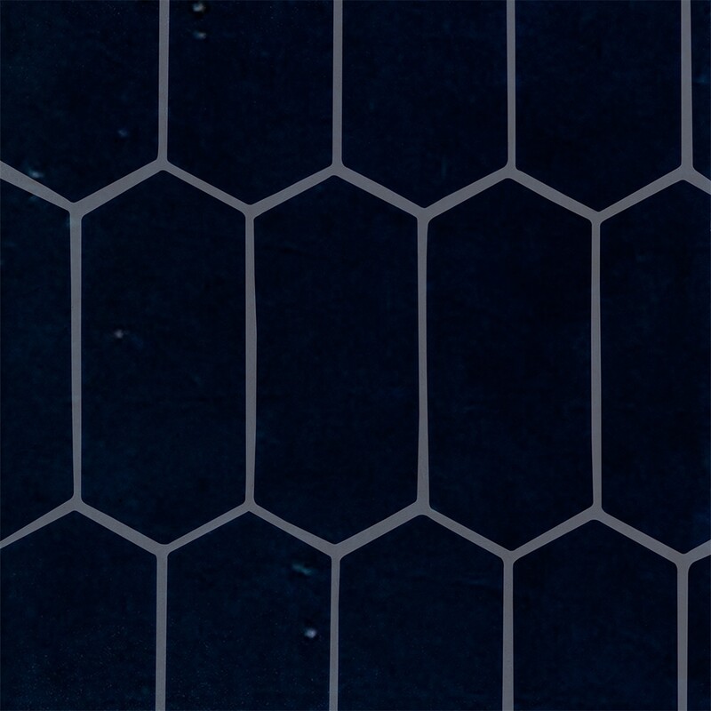 Tourmaline Crackled Picket Ceramic Accent Tiles 3×6