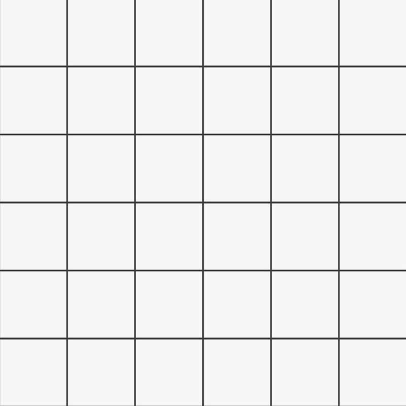 Blanc Matte 2×2 Ceramic Mosaics 12×12