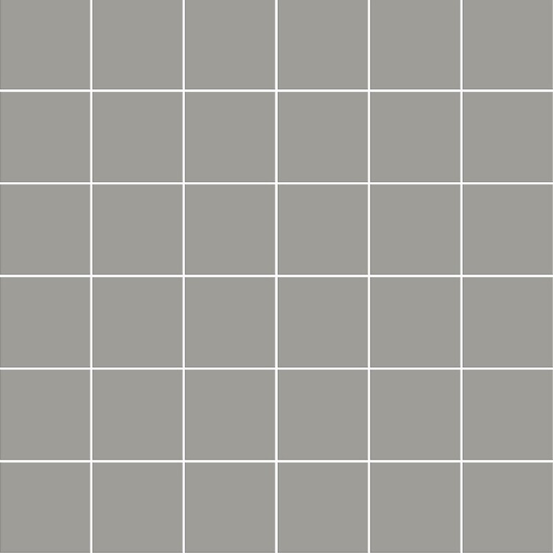 Gris Fonce Matte 2×2 Ceramic Mosaics 12×12