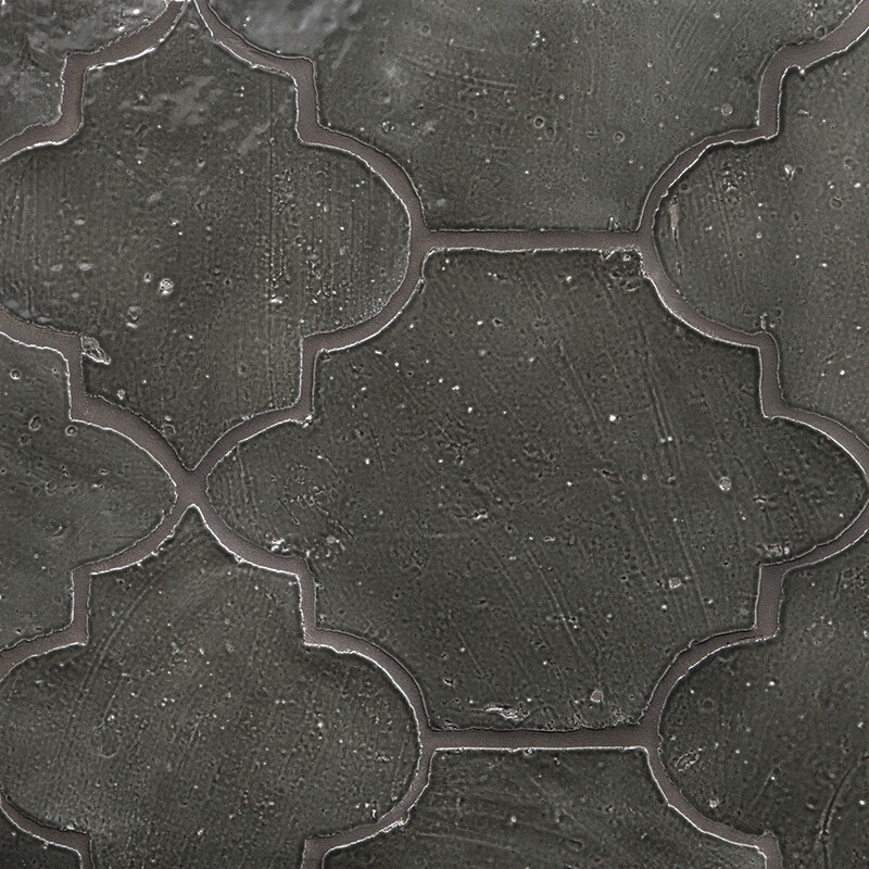 Grey Dog Glazed Riviera Terracotta Patterns Random