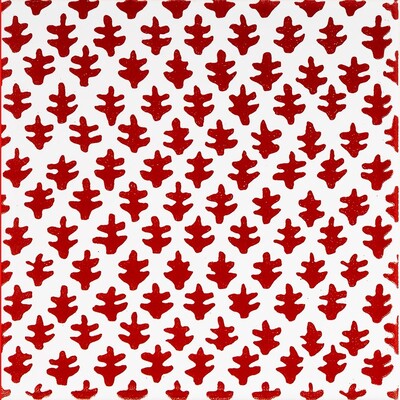 Snow White, Fire Engine Glossy Burmese Ceramic Tiles 6×6