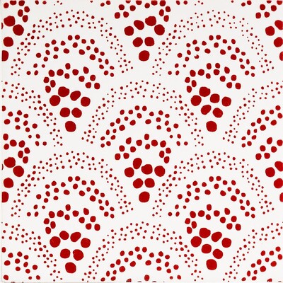 Pure White, Fire Engine Matte Chou Chou Ceramic Tiles 6×6