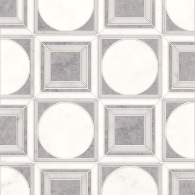 Afyon Grey, Afyon White, Dolomite Multi Finish Cicero Marble Mosaics 12×12
