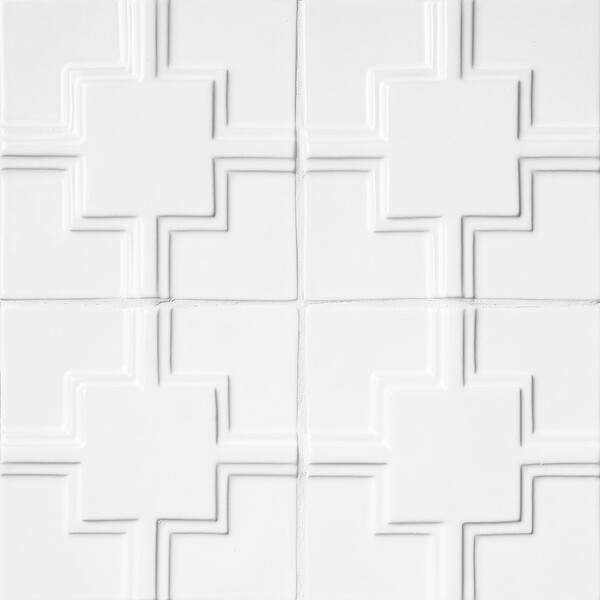 Blanco Real Glossy Link Ceramic Wall Decos 6×6