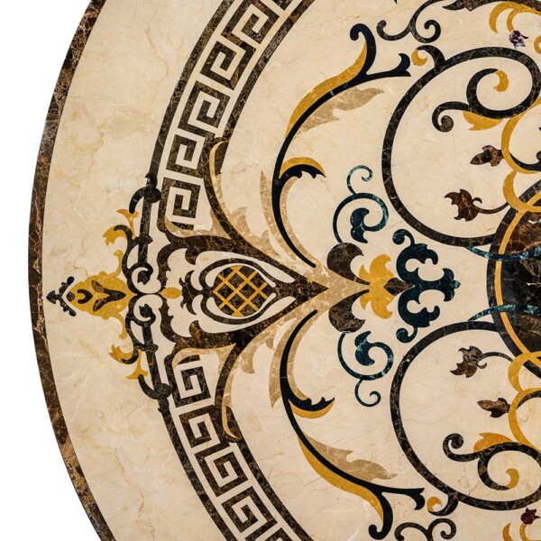 Cassina Multi Finish Round Marble Medallions 36×36
