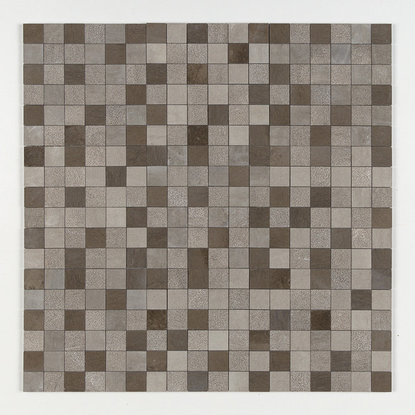 Gray Fousanna Textured 2×2 Limestone Mosaics 12×12