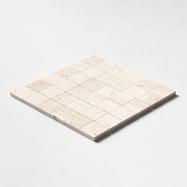 Desert Path Brushed 2×2 Limestone Mosaics 12×12