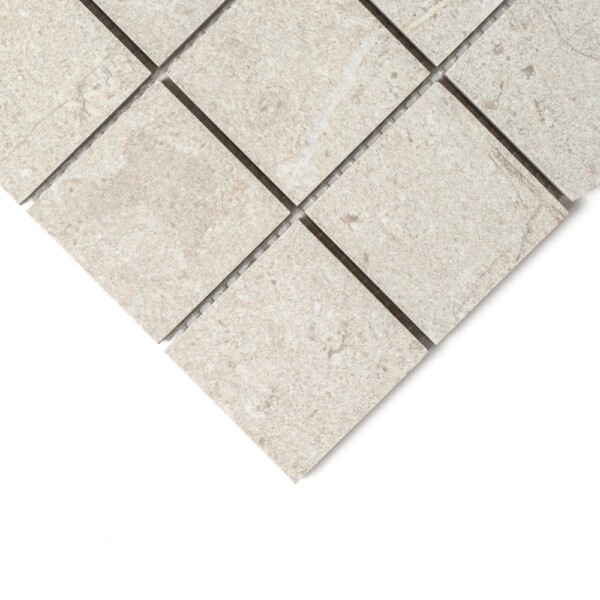 White Natural Matte Straight Joint 2×2 Porcelain Mosaics 12×12