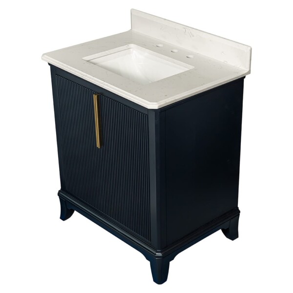 Carrara Grosvenor Nayv Blue Bathroom Vanities 31×22