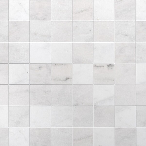 Calacatta T Honed  Marble Tile 5 1/2×5 1/2