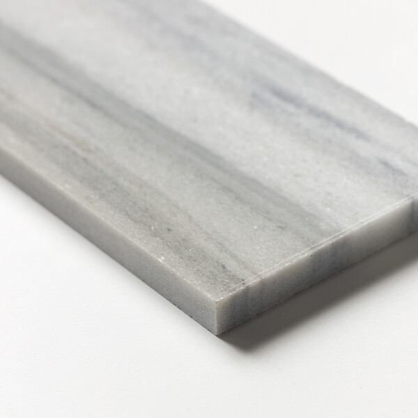 Silver Sky Polished Subway Marble Tiles 4×12
