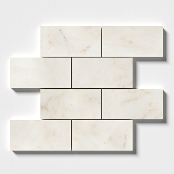 European Sugar Polished Marble Tiles 2 3/4×5 1/2
