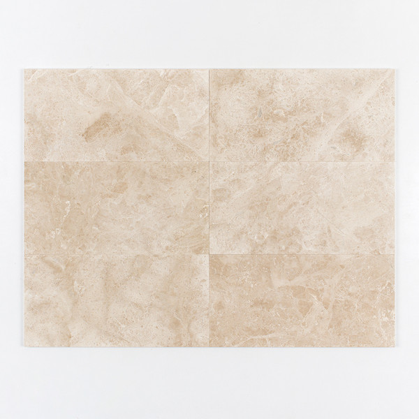 Delicate Beige Polished Marble Tiles 12×24