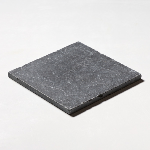Iris Black Brushed Marble Tiles 8×8