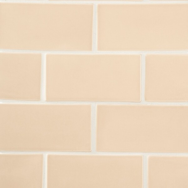 Caramel Glossy Subway Ceramic Tiles 3×6